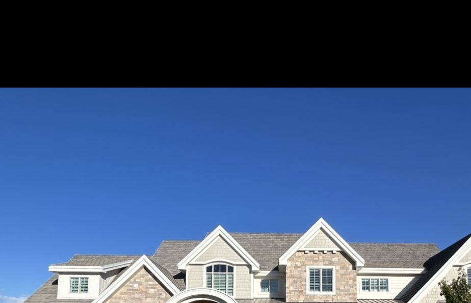Large home with every window cleaned by Grit Exterior Cleaning